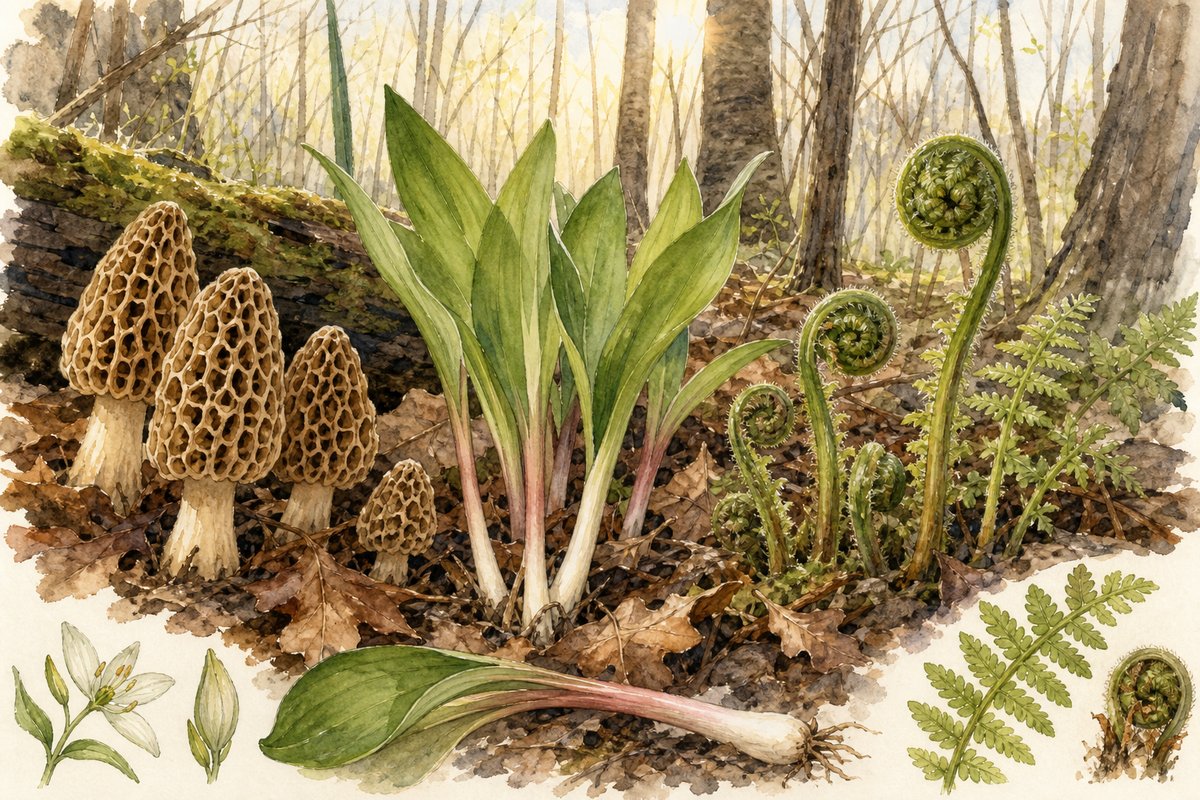 Spring Mushroom ID Cards cover